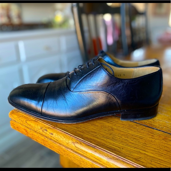 Massimo Emporio Mens Black Dress Shoes 